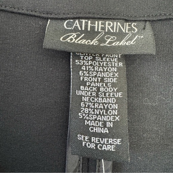 Catherines Black Label Womens Open front cardigan size 3X - Picture 4 of 10